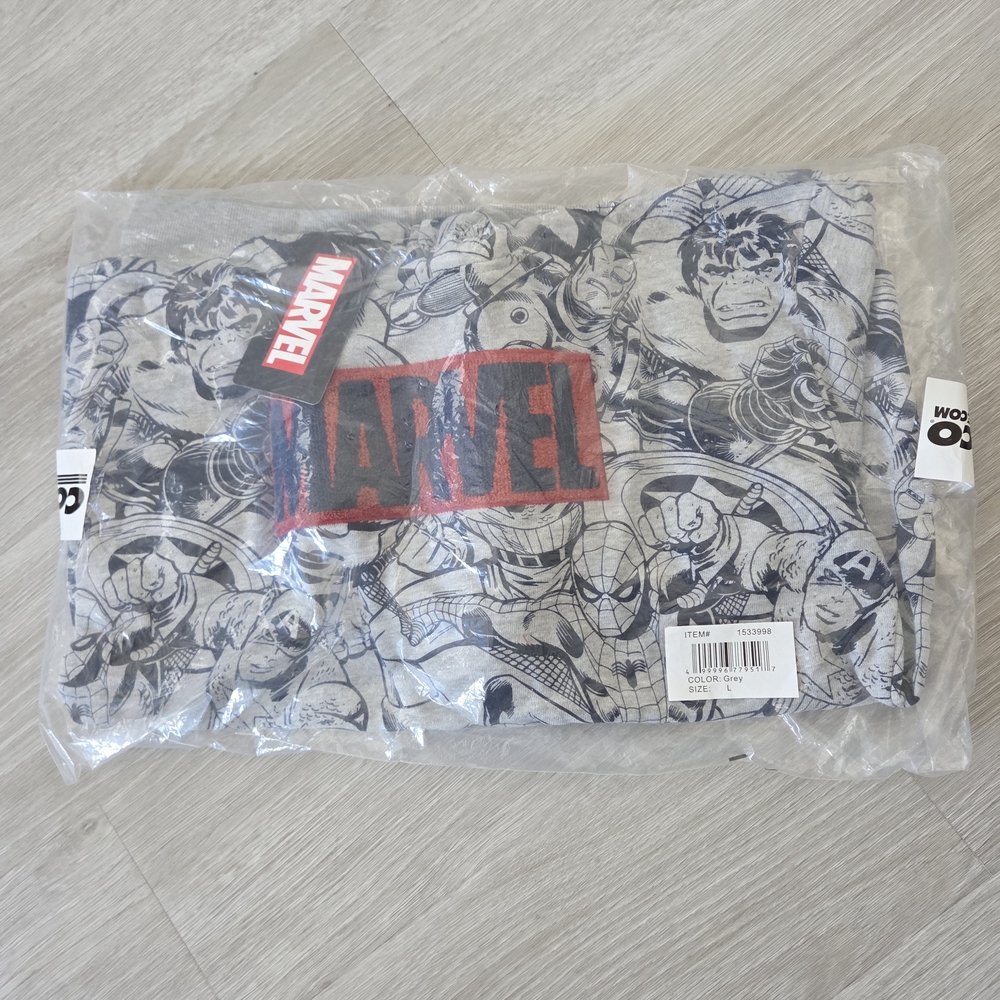 Marvel Heroes Graphic Tee - Gray and Red